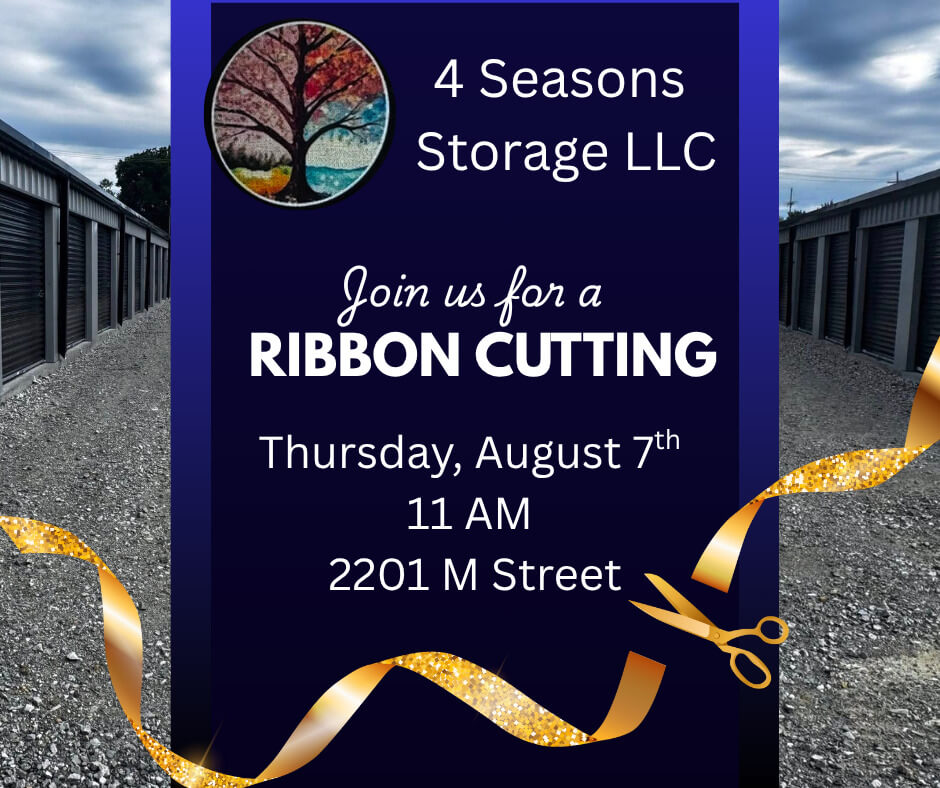Ribbon Cutting (6) 4 Seasons Storage LLC
8/7 11 AM 2201 M Street