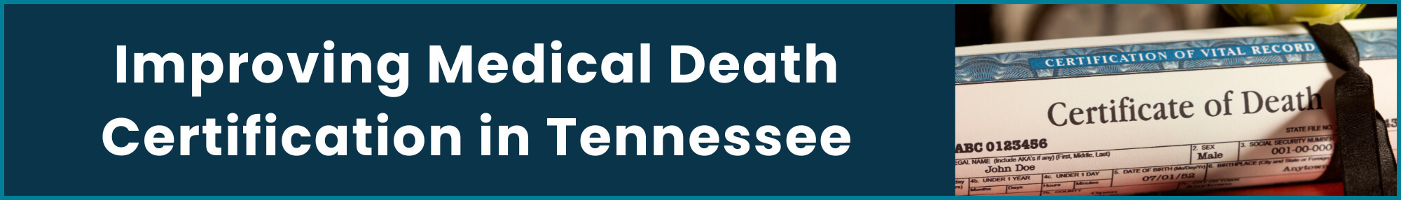 Medical Death Certification banner