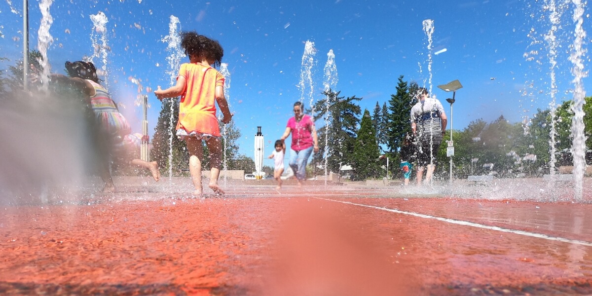 Splash Pad at Gresham Center for the Arts