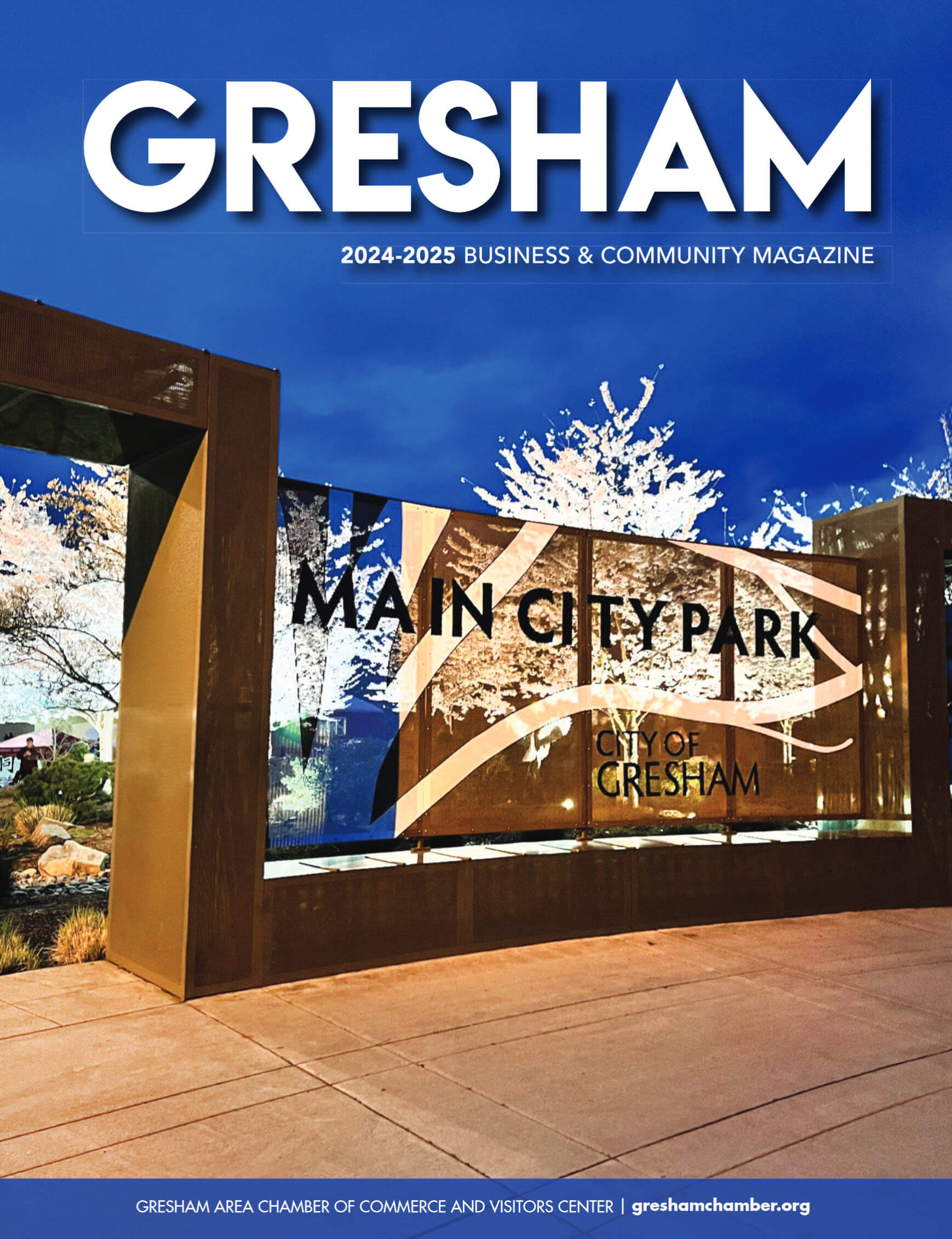 Gresham 2024-2025 Business and Community Magazine Cover Image