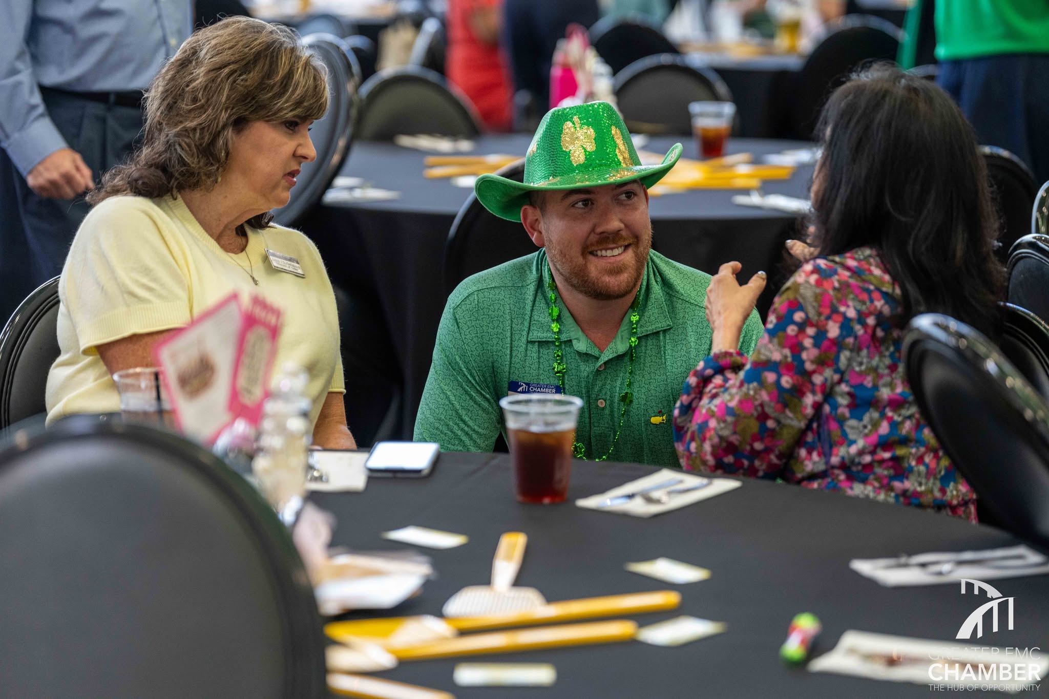 Michael Sullivan of Sullivan’s Truck, Auto &amp; Collision enjoys the camaraderie of Chamber connections during the March 2026 luncheon.