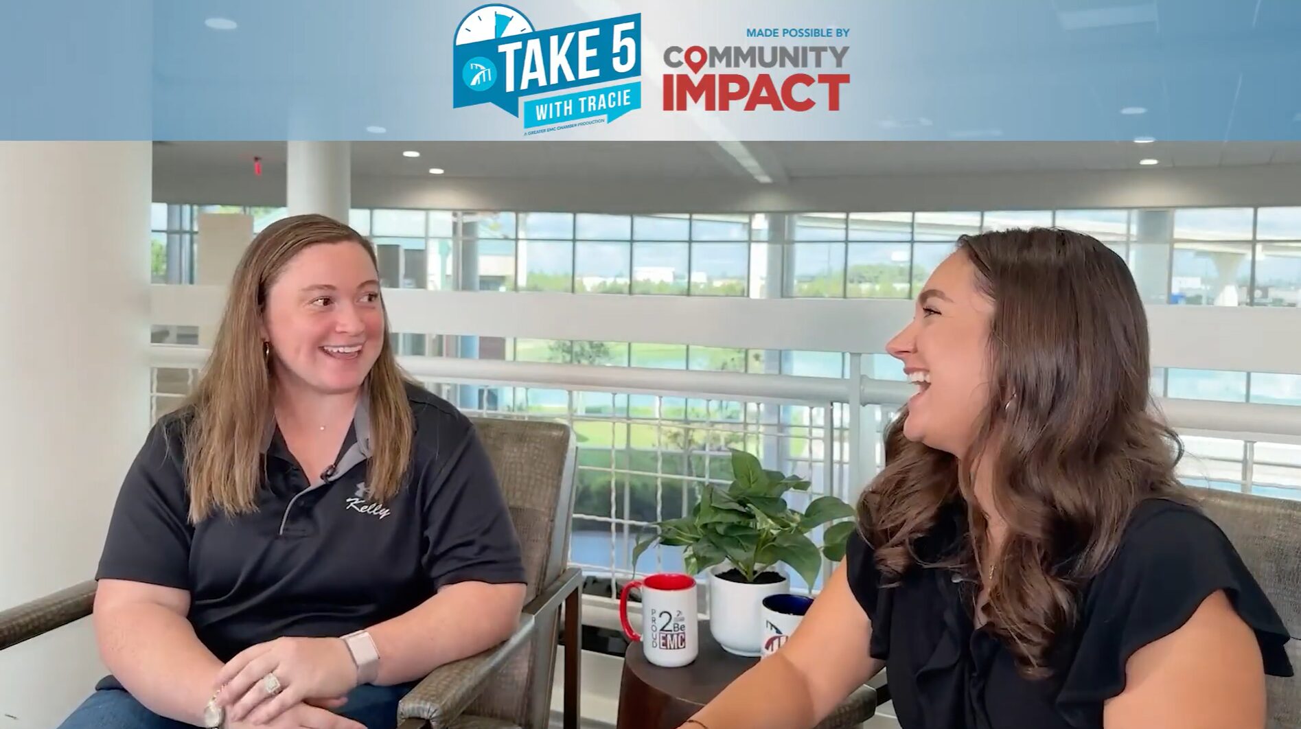 Kelly Sullivan McGriff appears on Take 5 with Tracie in its first season.