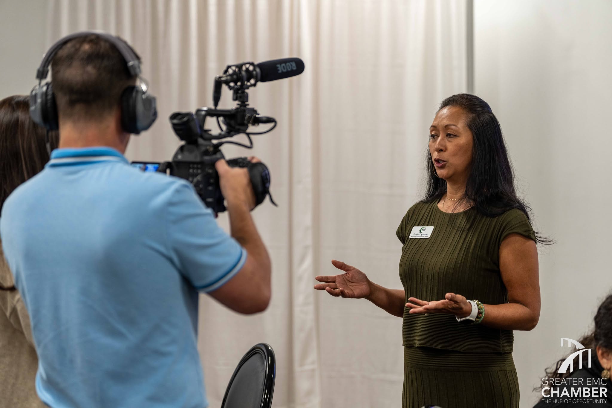 Interview Evelyn goes on the record with her feedback from the Growth Exchange: Business Building Workshops – Business Solutions Lab in an interview for the event wrap-up reel
