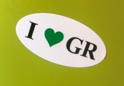 I Heart GR Sticker