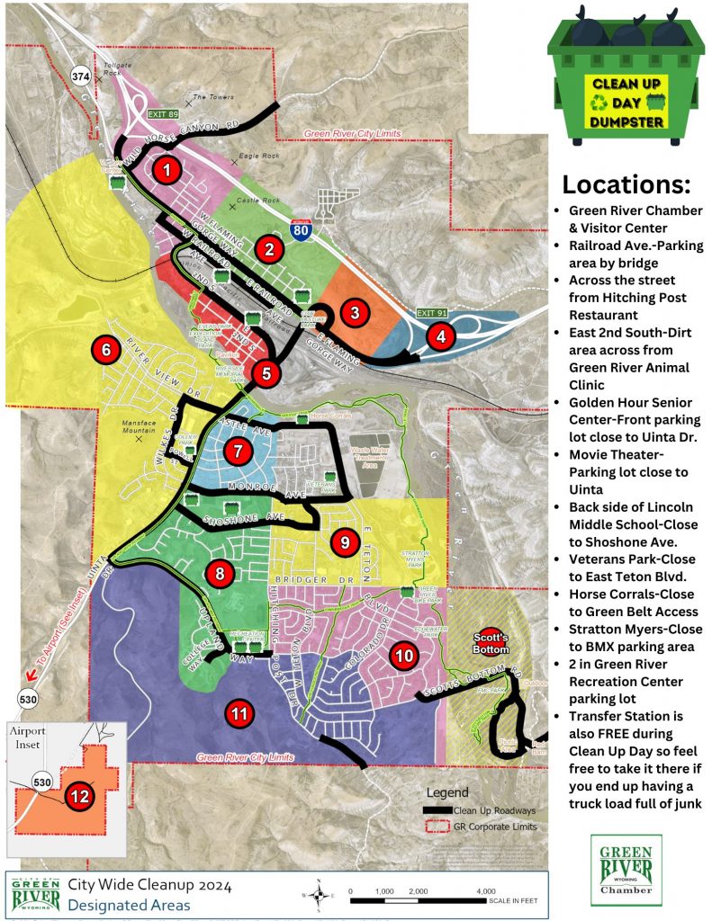 Clean Up Day Map 2024