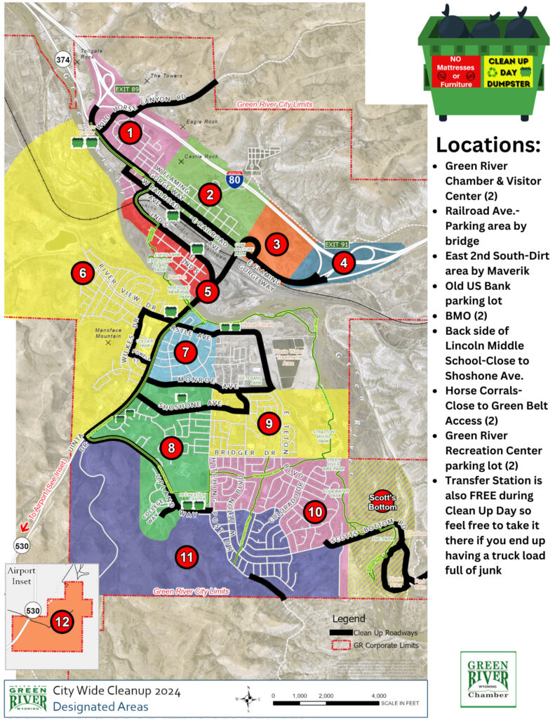 Clean Up Day Map 2025 Clean Up Day Map 2025