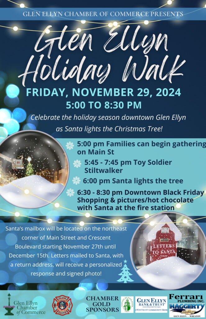 Glen Ellyn Holiday Walk Flyer