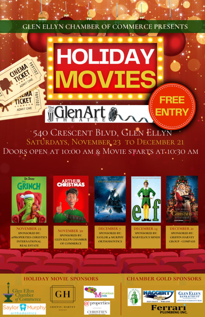 HOLIDAY Movies Flyer 11 x 17