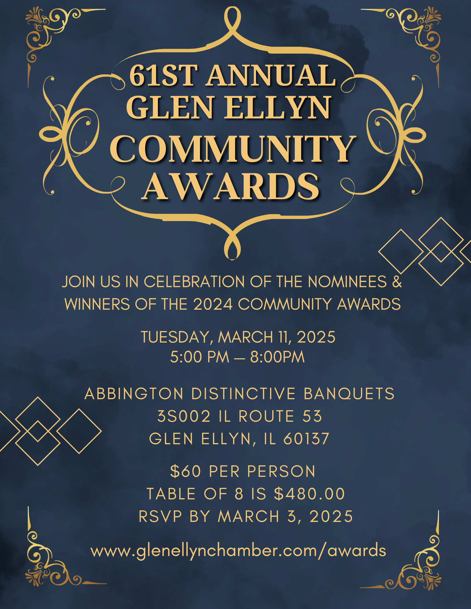 Community Awards Poster