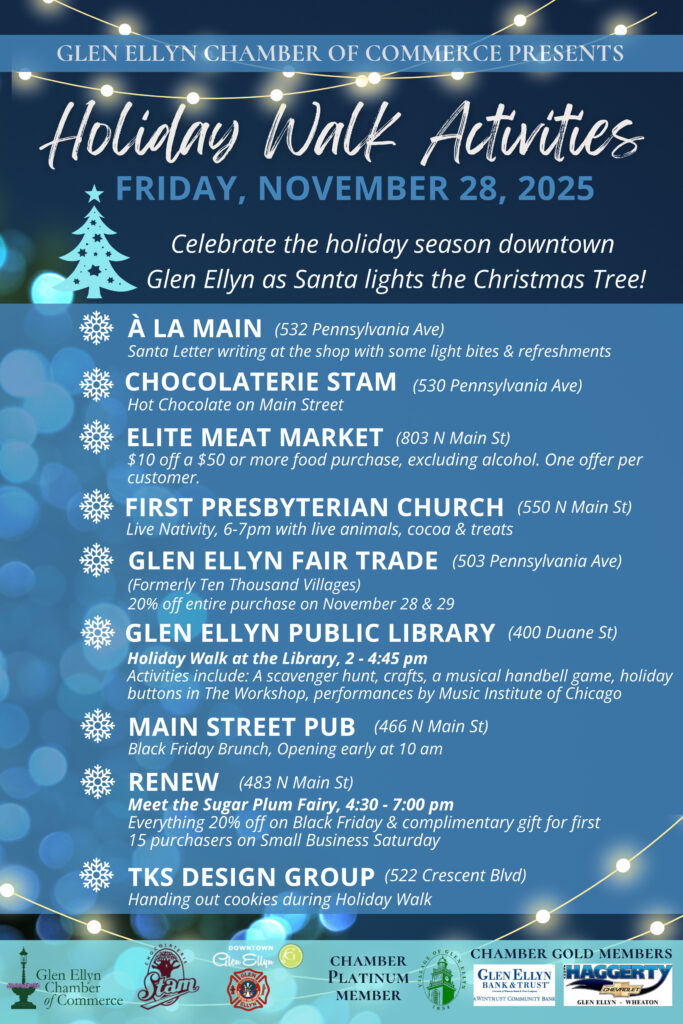 Glen Ellyn Holiday Walk (24 x 36 in)