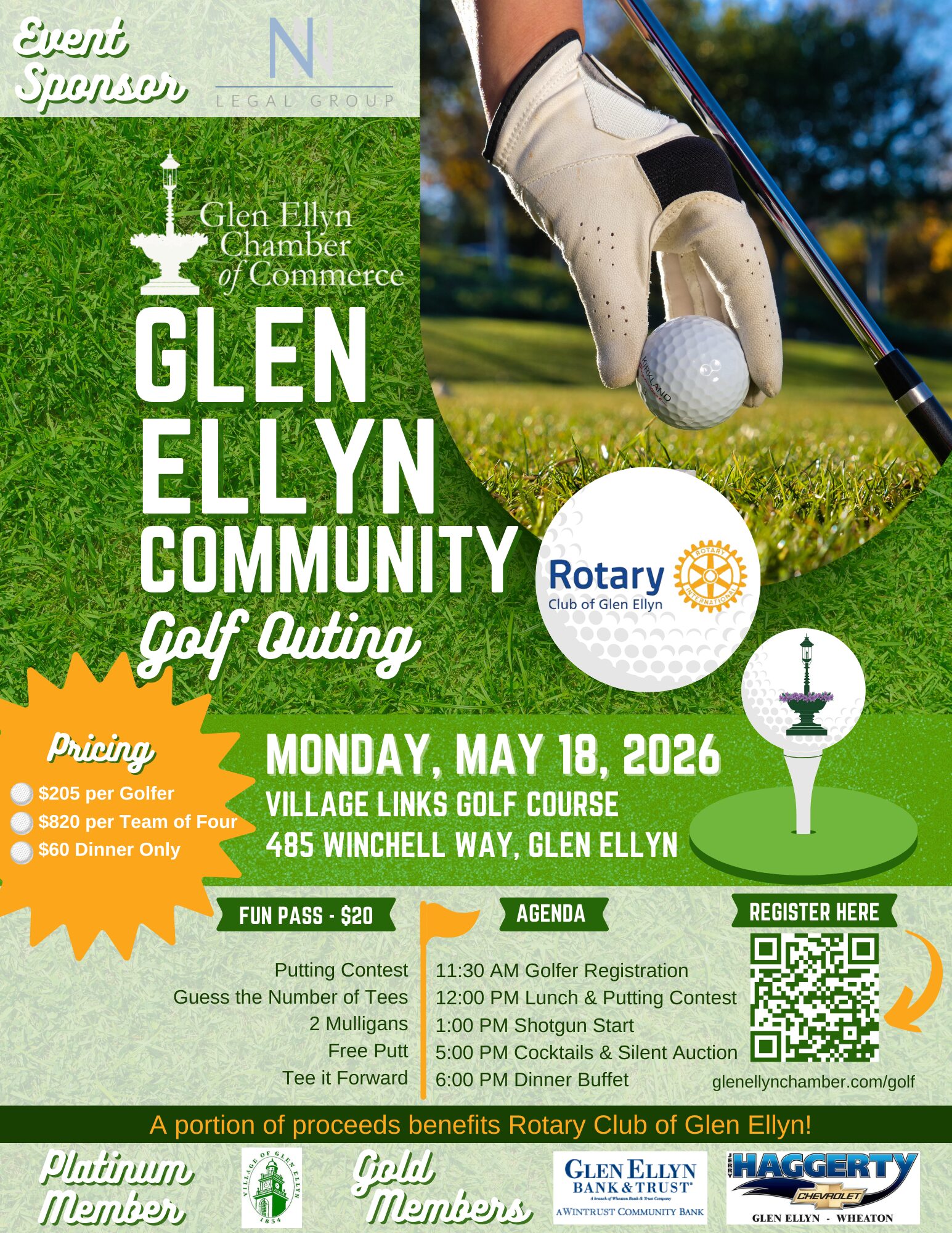 2026 Golf Outing Poster - regular pricing