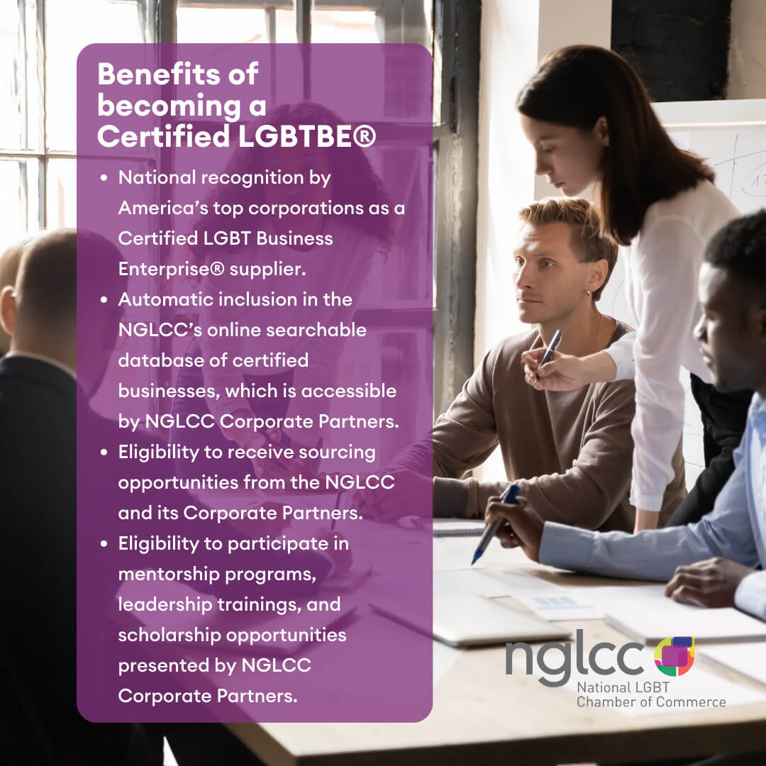 Benefits of becoming certified LGBTBE