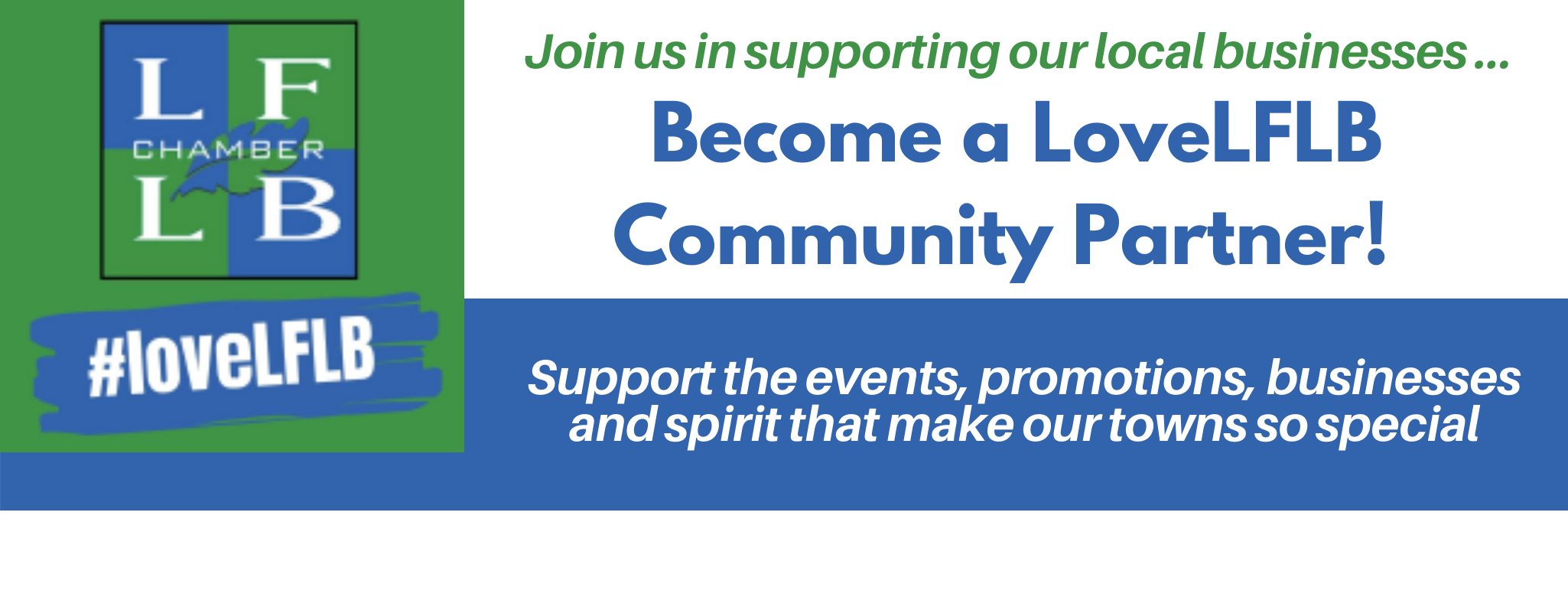 LoveLFLB Community Partner page header