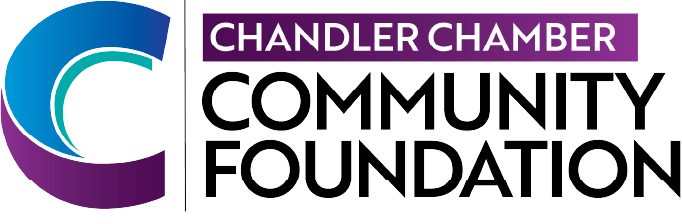 Chandler Chamber Community Foundation Logo, Horizontal