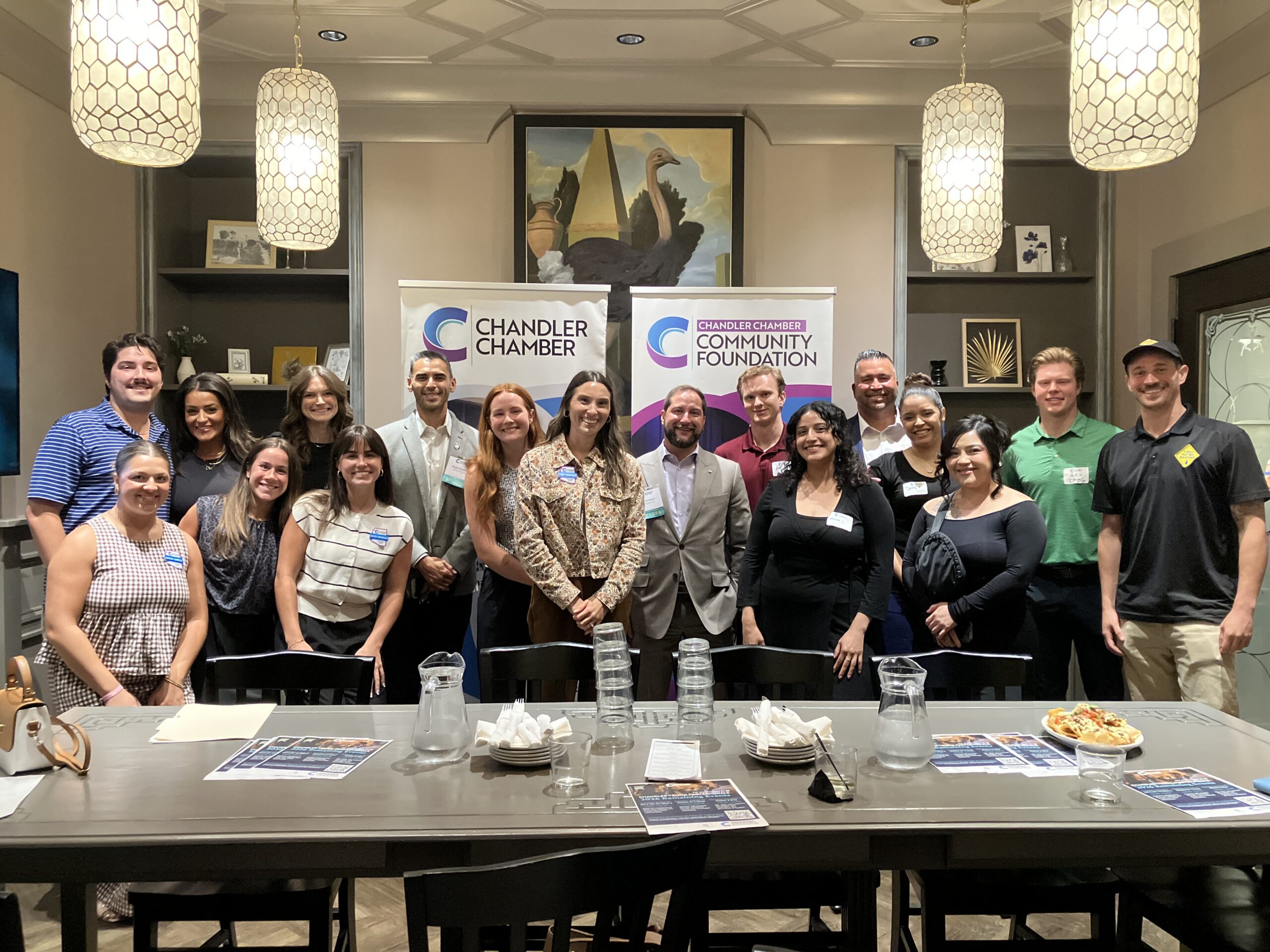 Chandler Young Professionals members networking at an East Valley event
