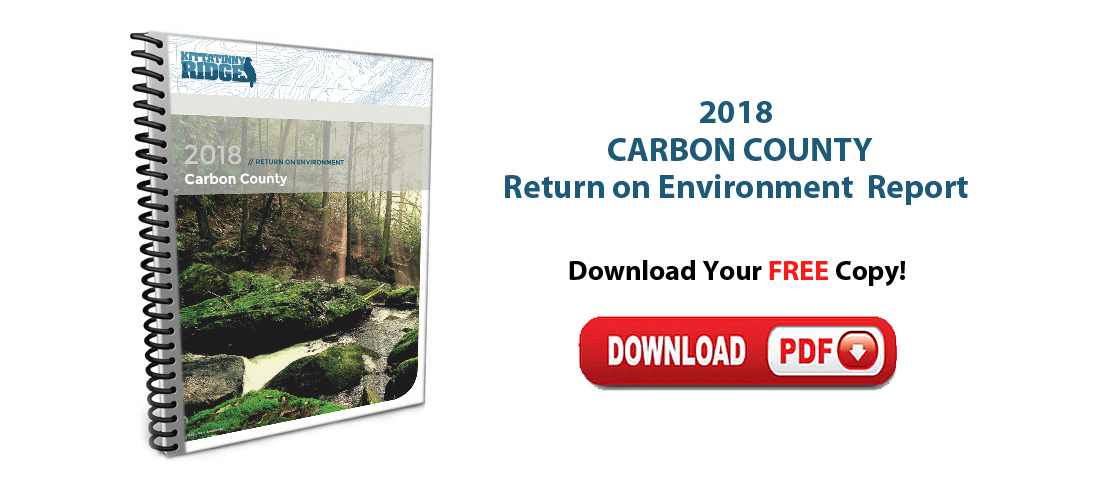 Download a FREE Copy of the 2018 Carbon County Return on Environment Report