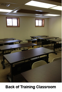 Back of CCEDC training classroom.