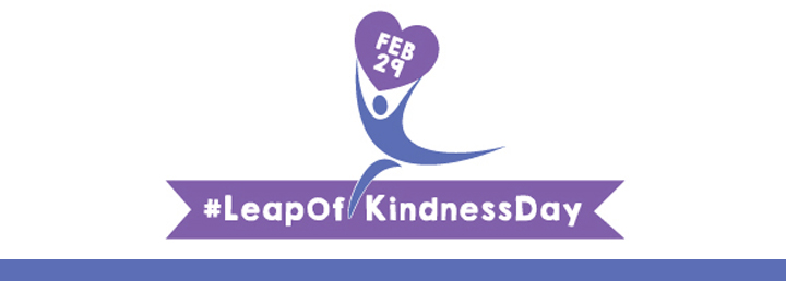 Leap of Kindness Day webpage header