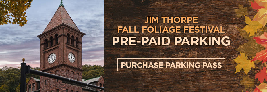 Jim Thorpe Fall Foliage Parking