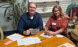 Jade Washousky, Panther Valley Blueprint Community Steering Committee Member, and John Dowling, Panther Valley Blueprint Community Chairperson attended the Reimagine Carbon Autumn Mini-Summit on October 29th, where they worked together on the Community Center project.