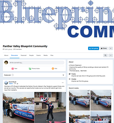 Panther Valley Blueprint Communities Facebook Group page