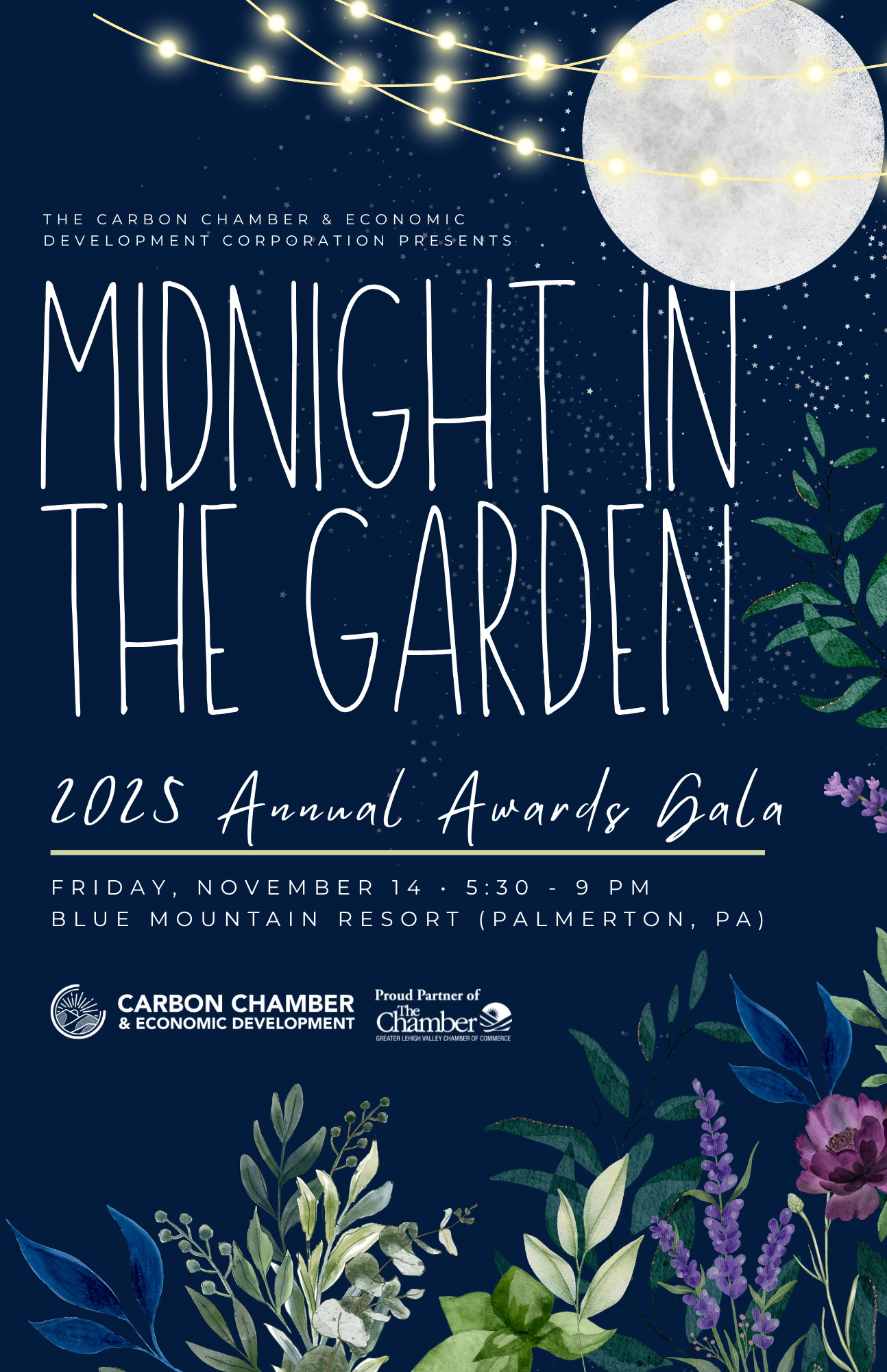 Midnight in the Garden - 2025 CCEDC Gala Digital Program (5.5 x 8.5 in)