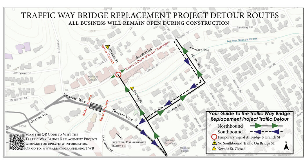 simplified detour map