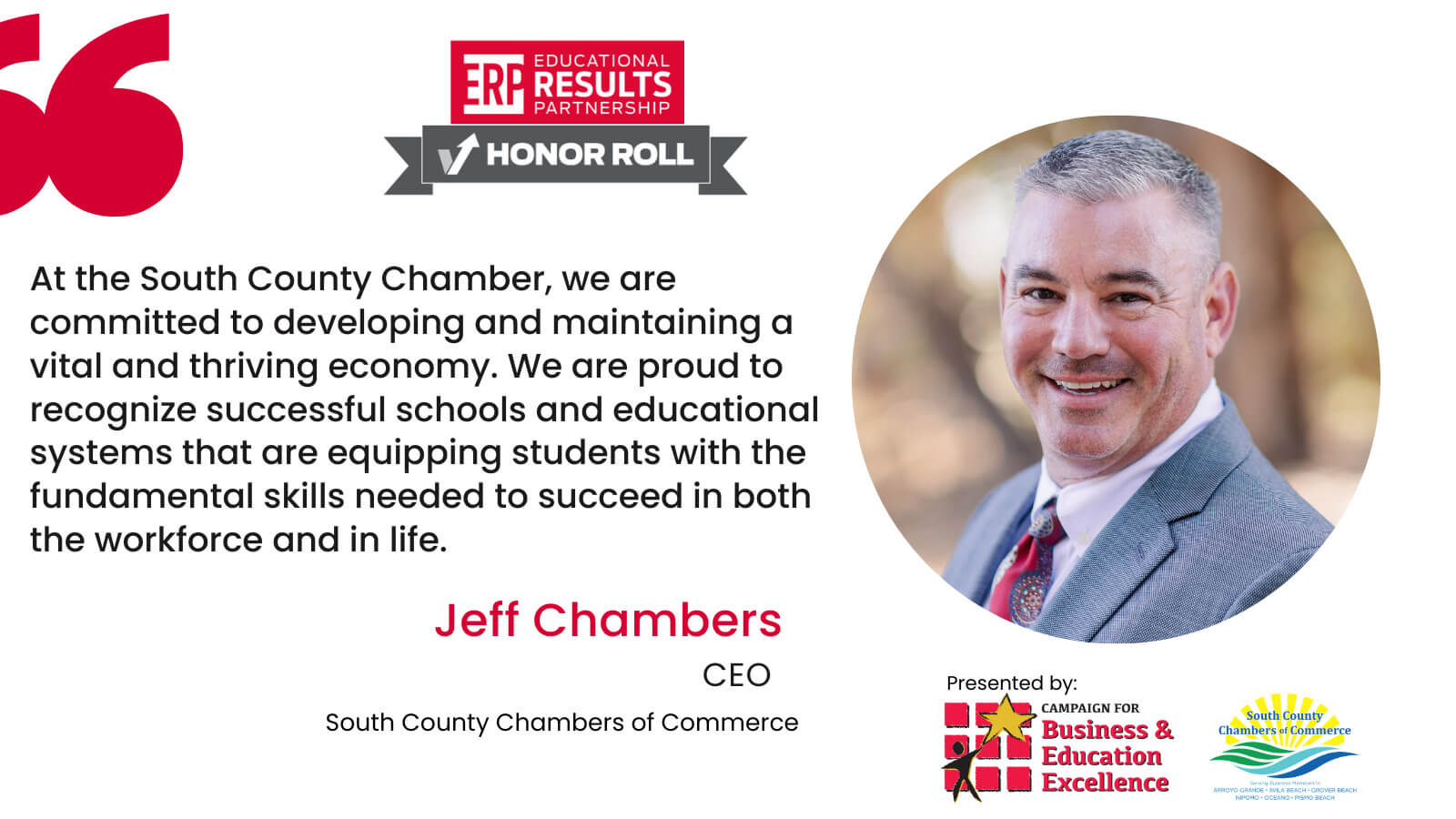 Jeff Chambers South County Chamber of Commerce 2025