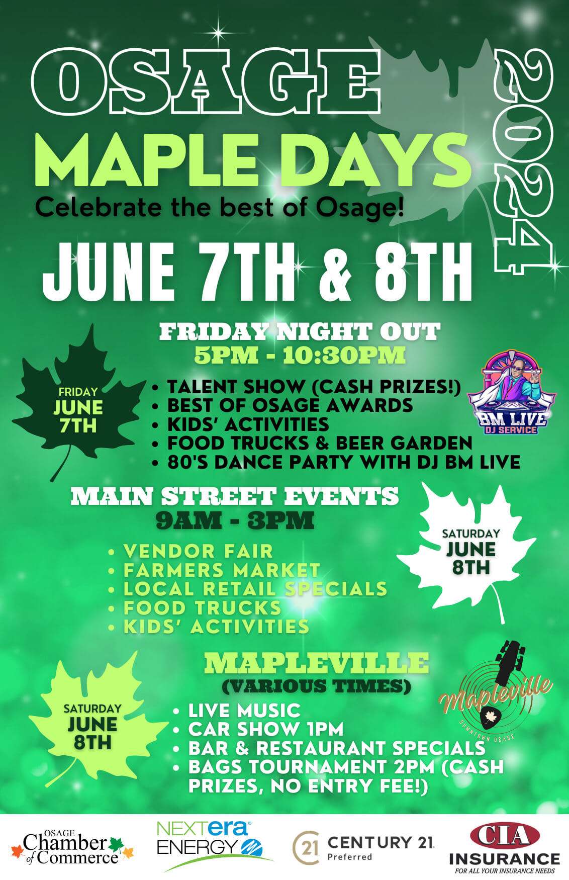Osage Maple Days flyer 1