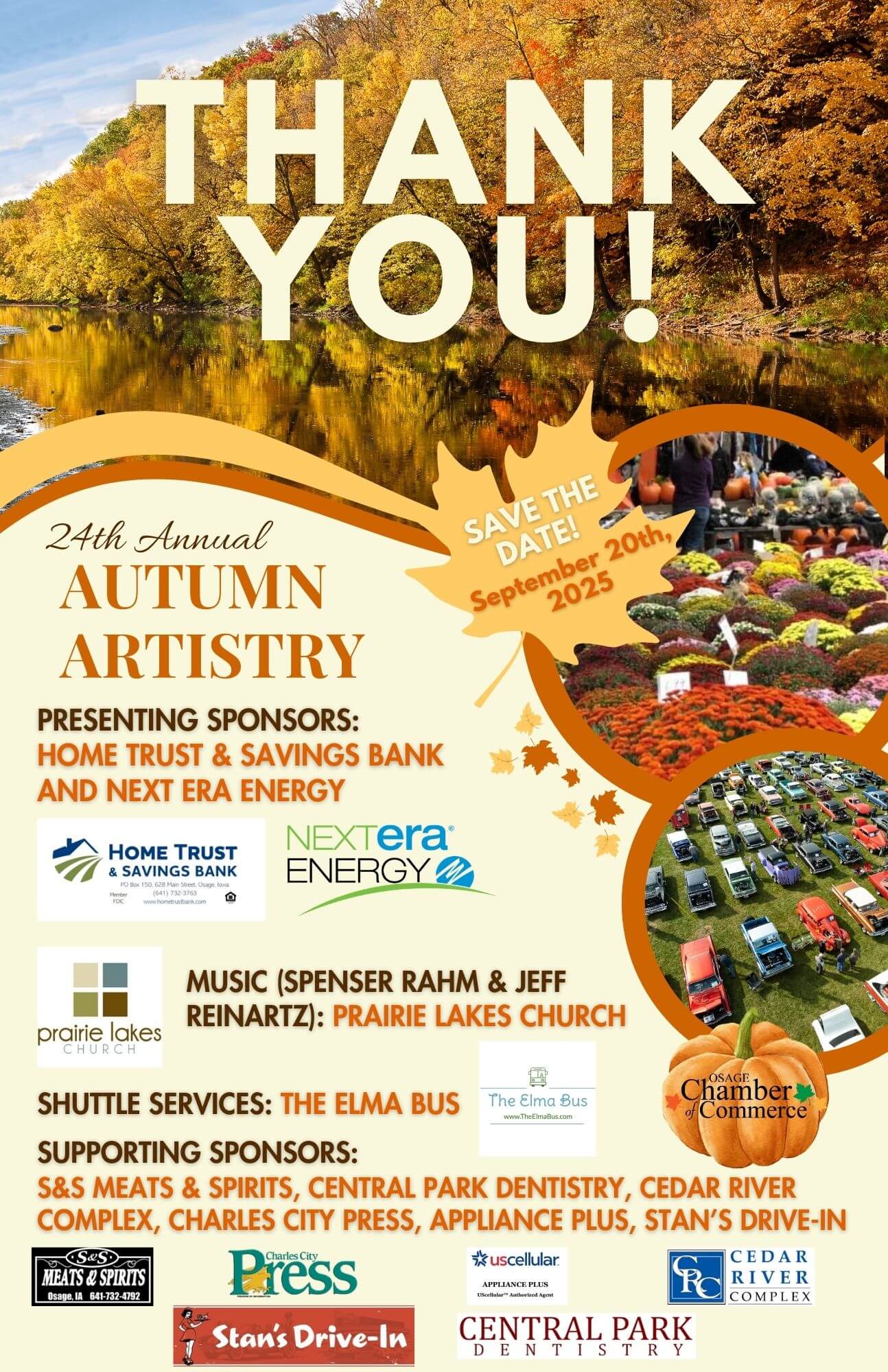 Copy of Brown and White Modern Autumn Harvest Festival Flyer (11 x 17 in)