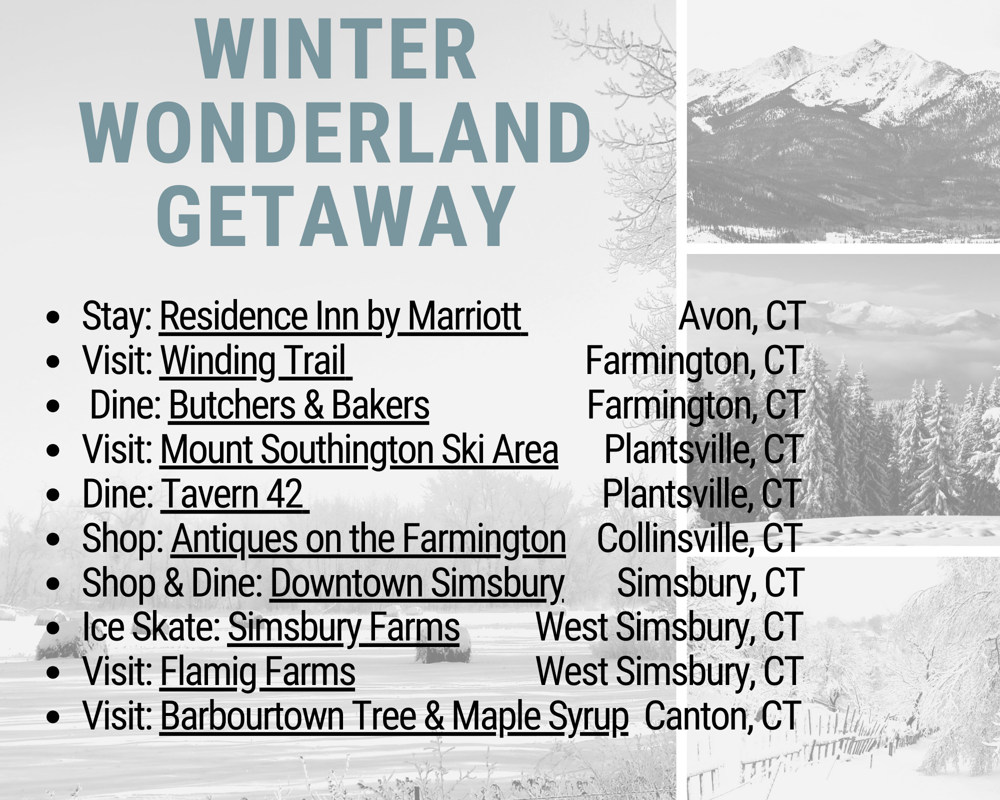 Winter Wonderland Getaway