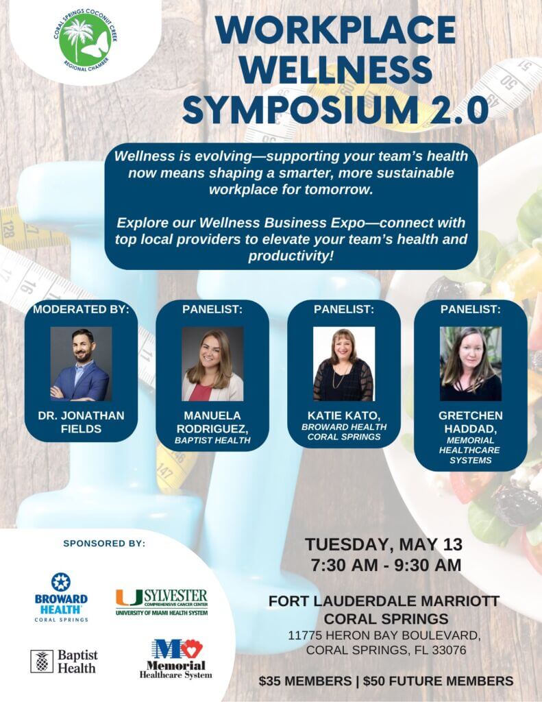 Workplace Wellness panelists flyer