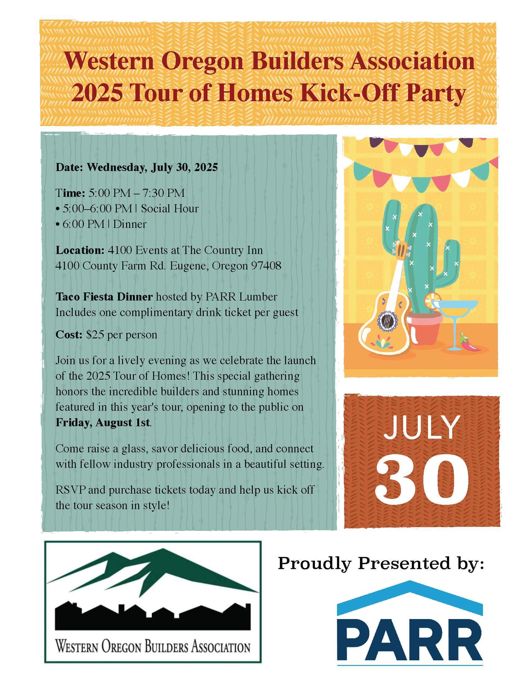 2025 Kick off Party- invitation
