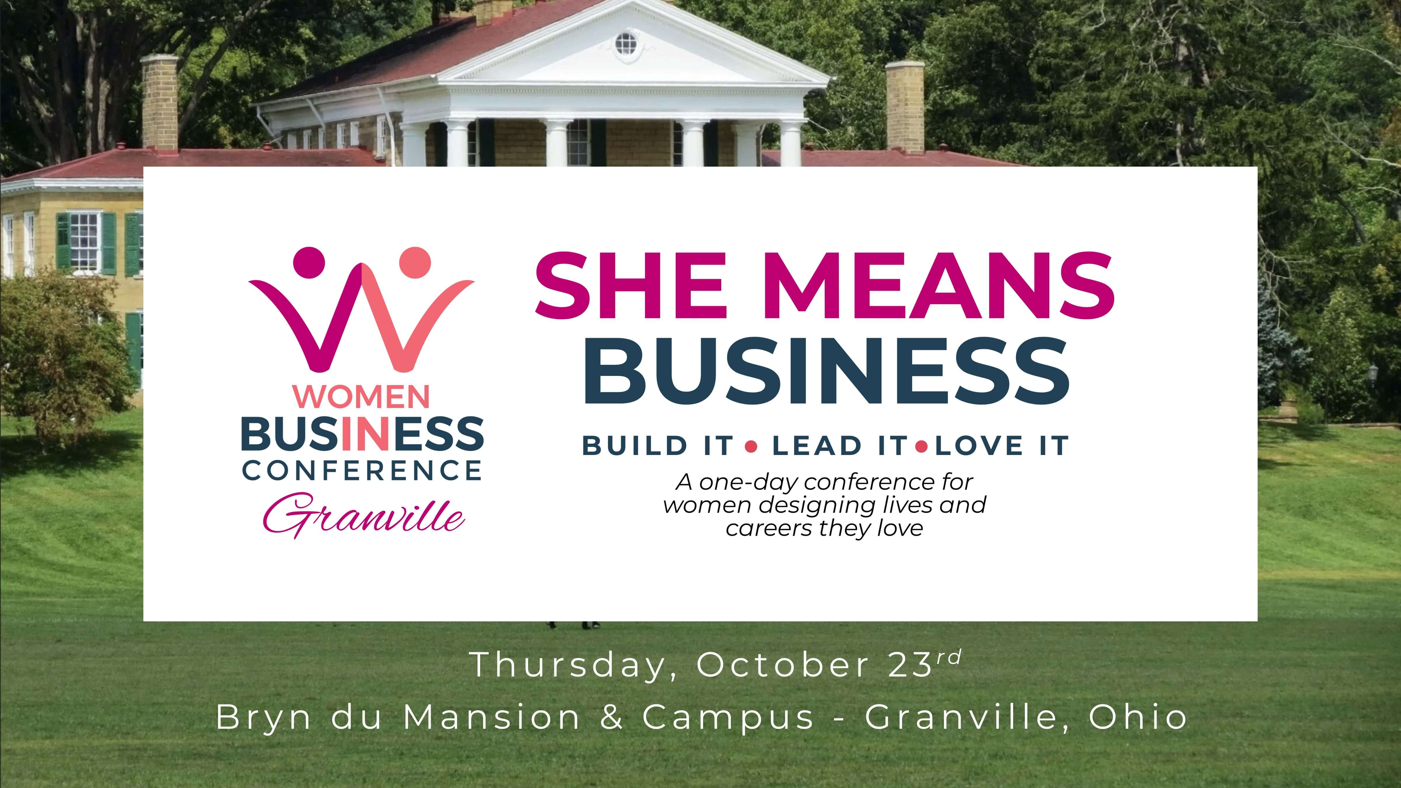 She Means Business Cover