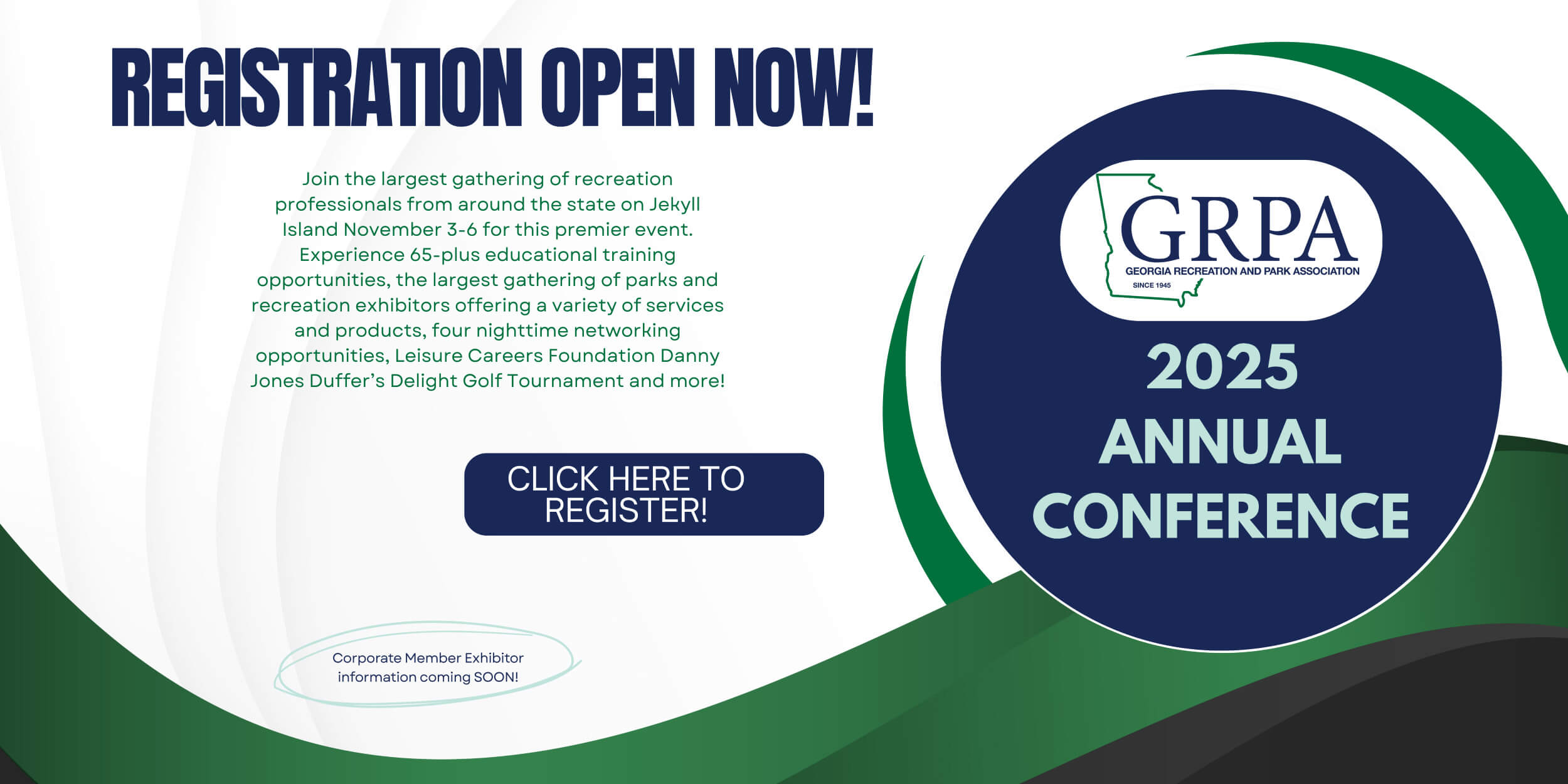 Conference Registration Website Flyer