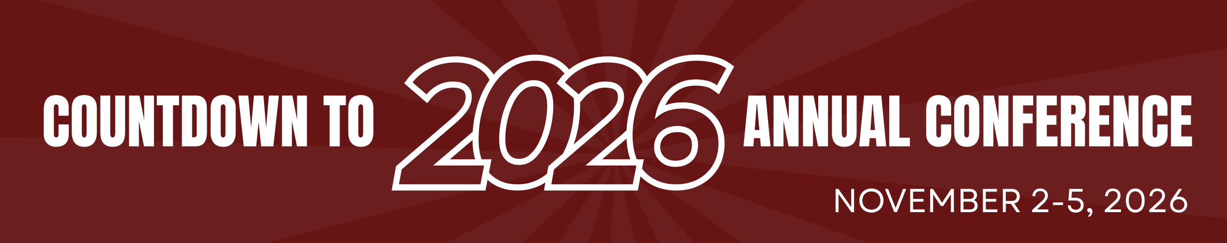 COUNTDOWN TO CONFERENCE 2026