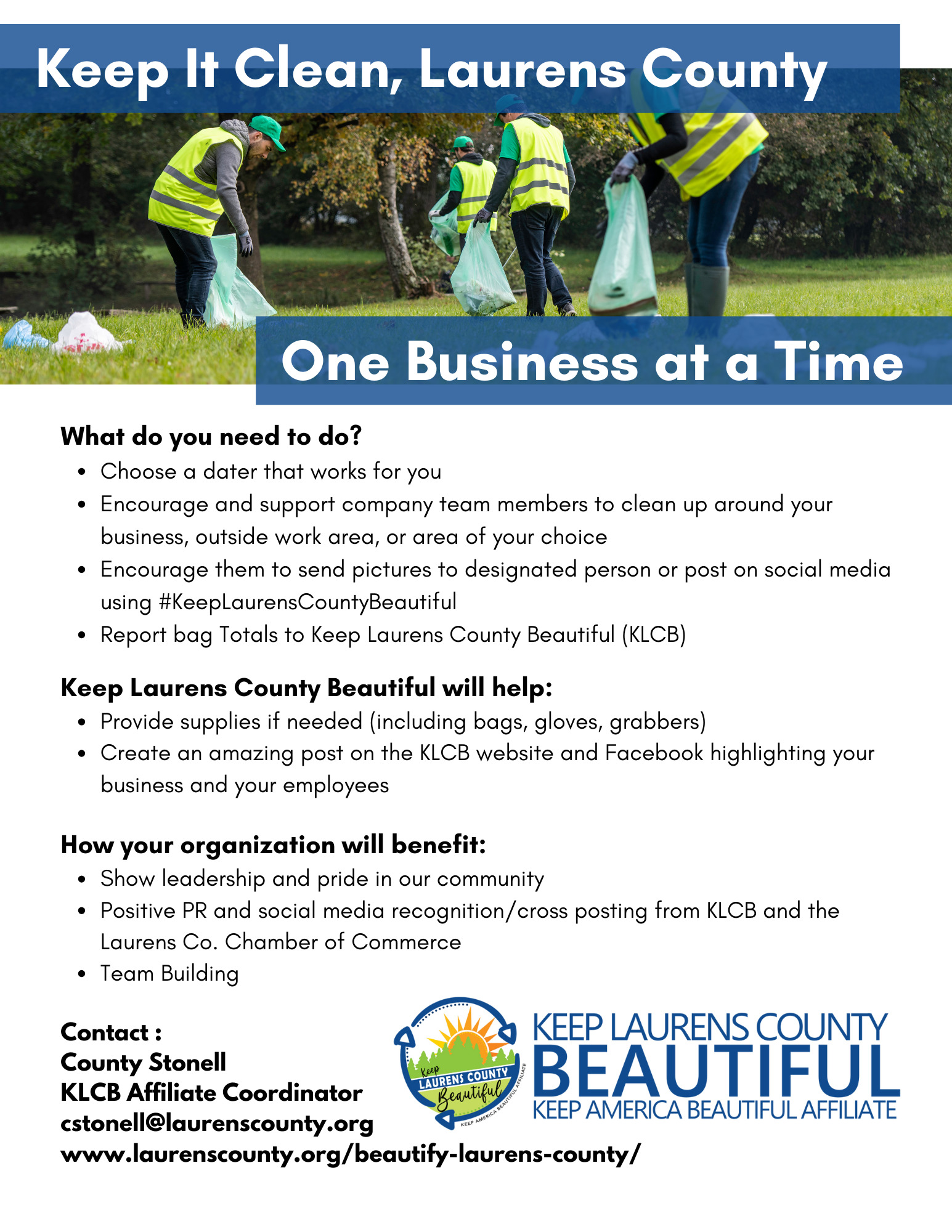 Keep it clean- One Business at a Time Keep it clean- One Business at a Time