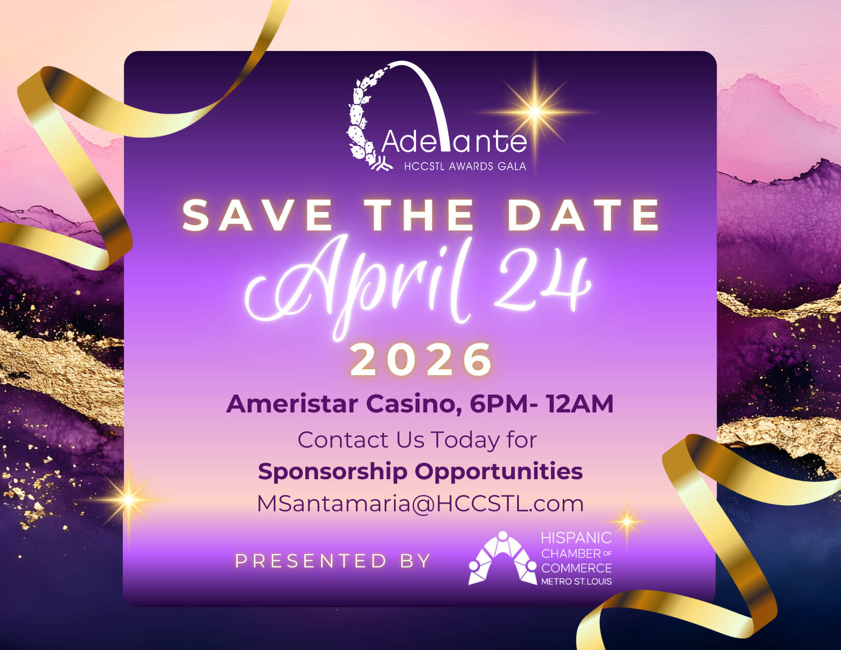 Adelante Save the Date proposal 2026