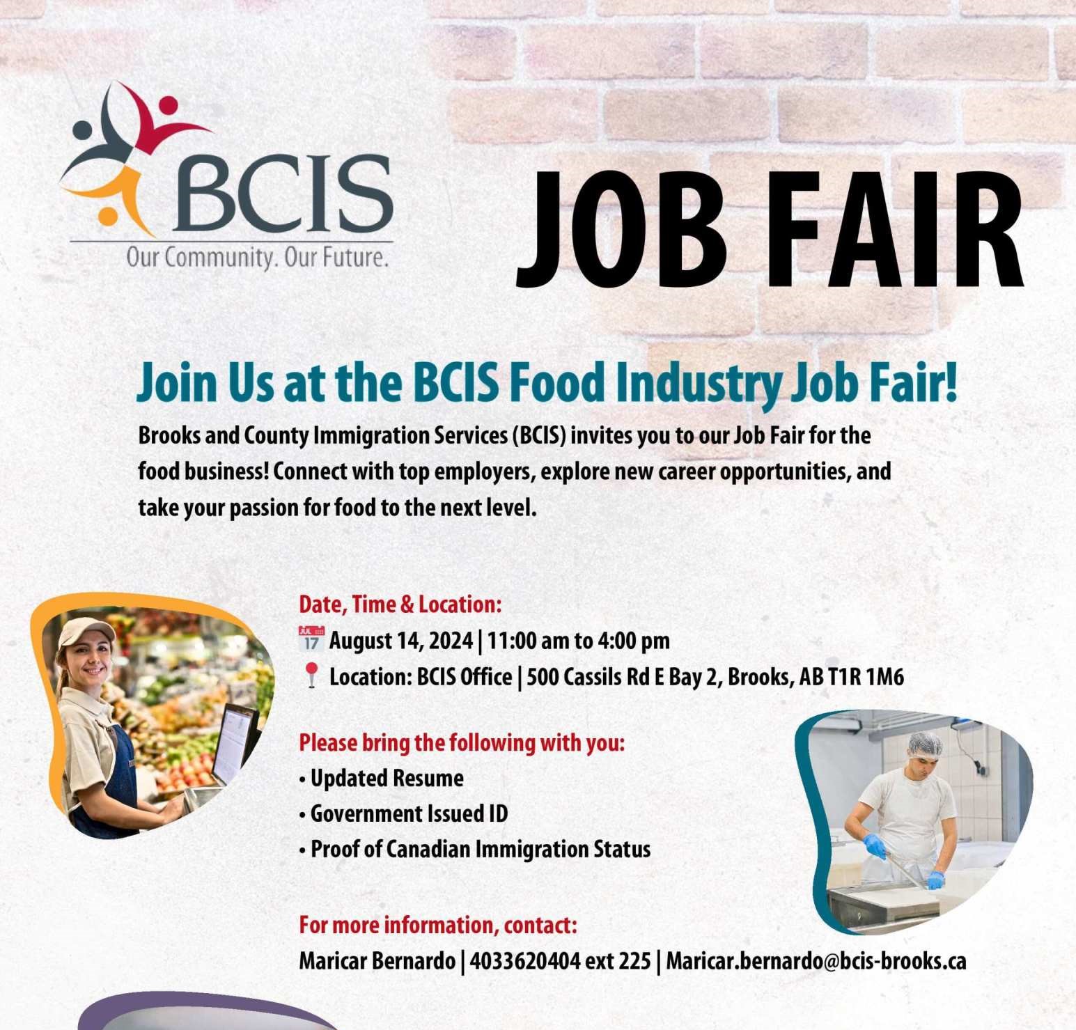 Job-Fair-BCIS-Food-Industry-Poster