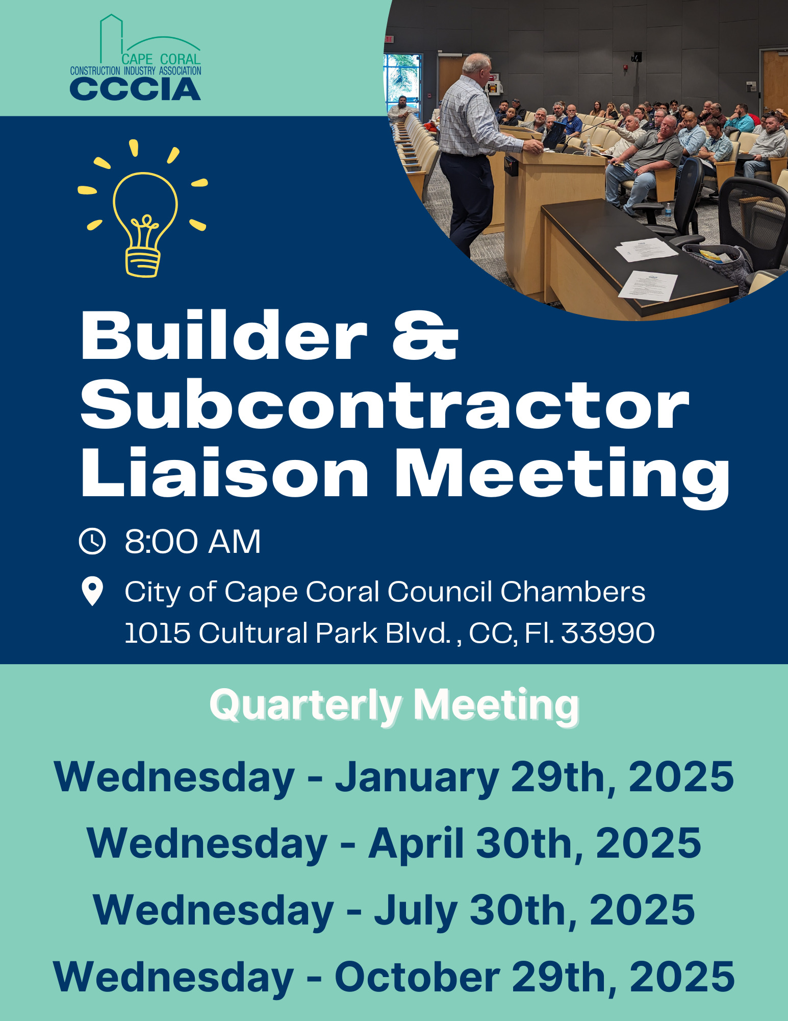 2025 Builder Liaison Meeting