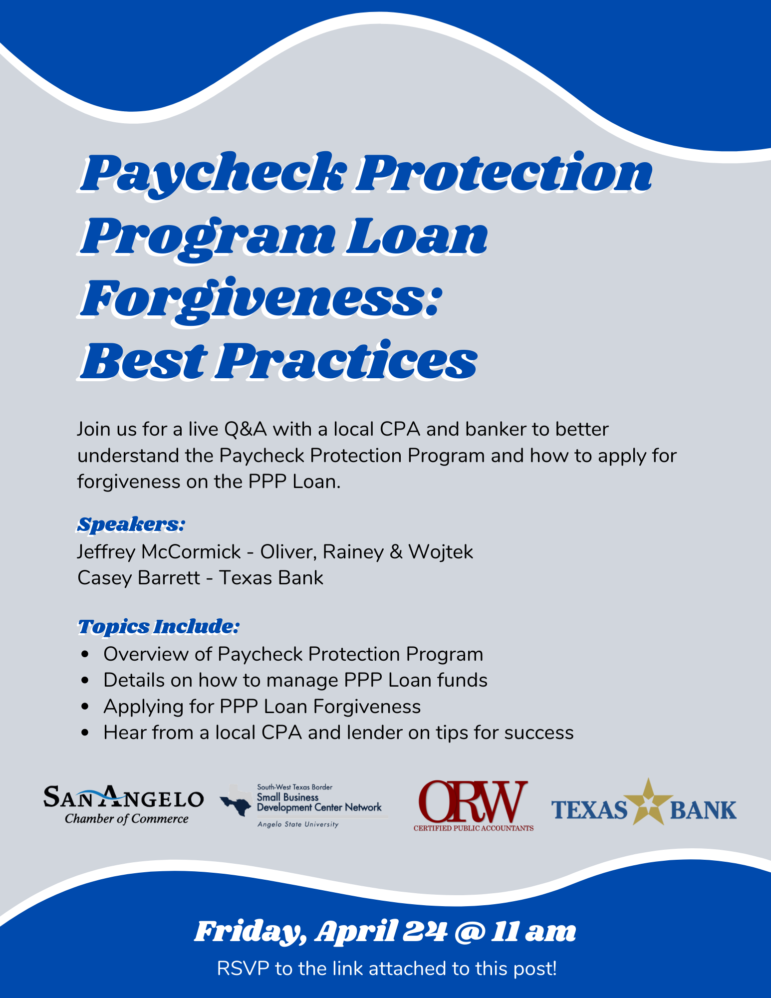 Live Q &amp; A - PPP Loan Forgiveness Best Practices