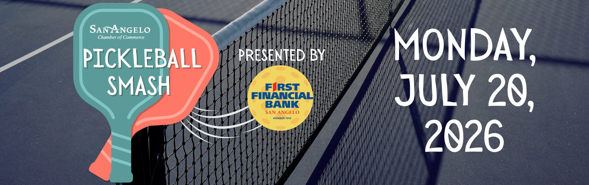 Pickleball Website Header Graphic