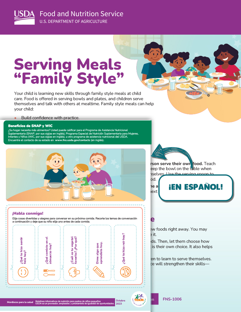 nibbles for health serving family style