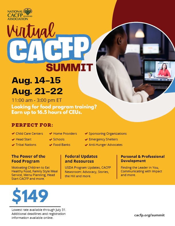 Virtual CACFP Summit Flyer_2