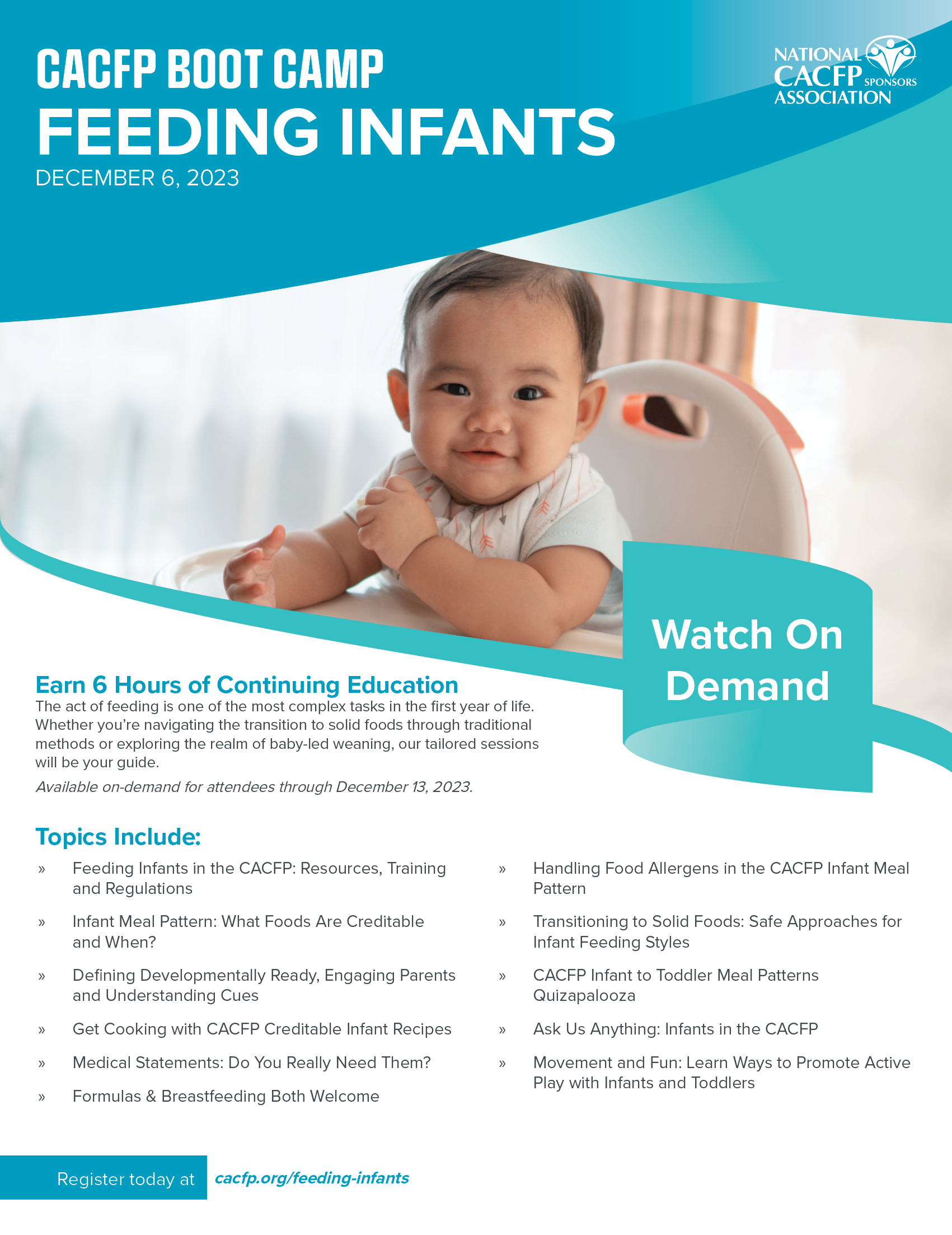 Feeding Infants Boot Camp On demand