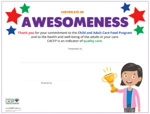 2025 certificate of awesomeness nb