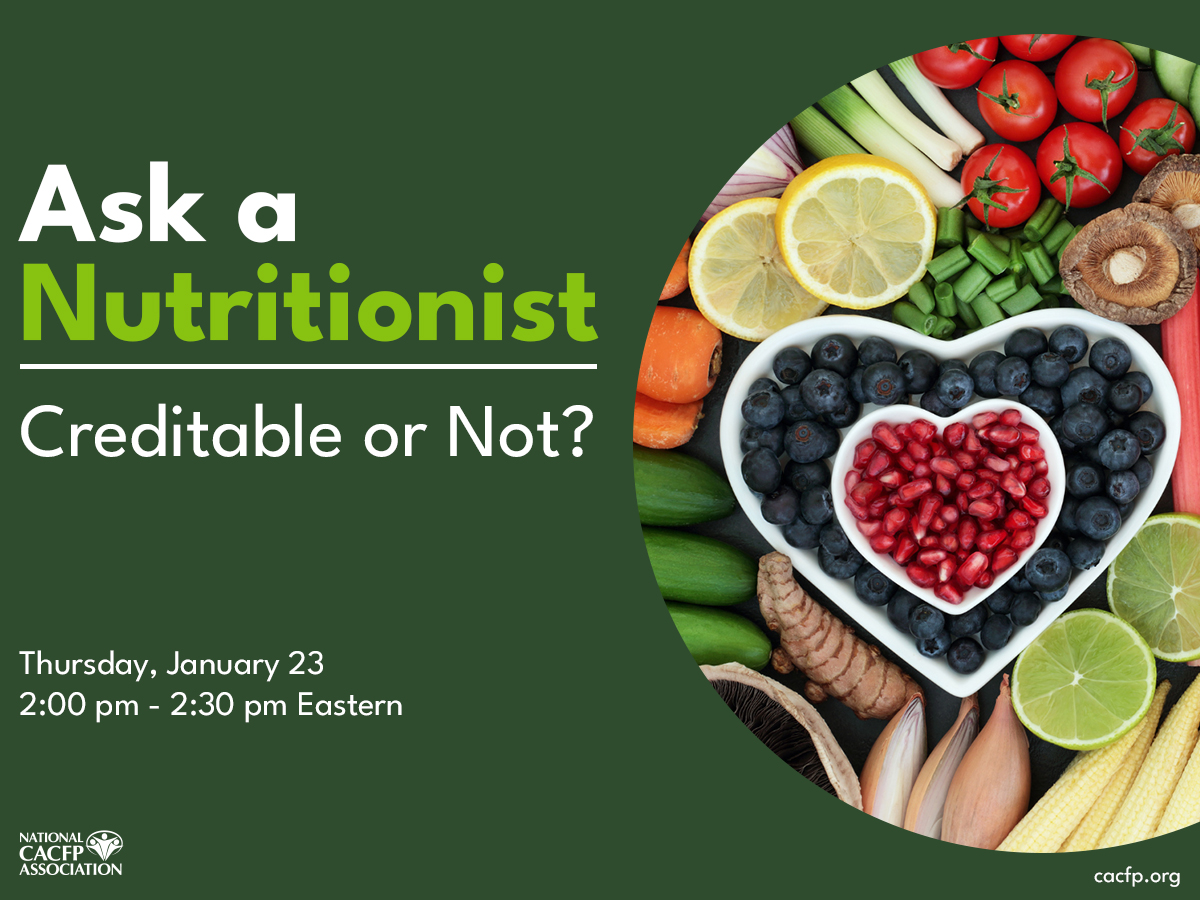 Ask a Nutritionist Creditable or Not Interior