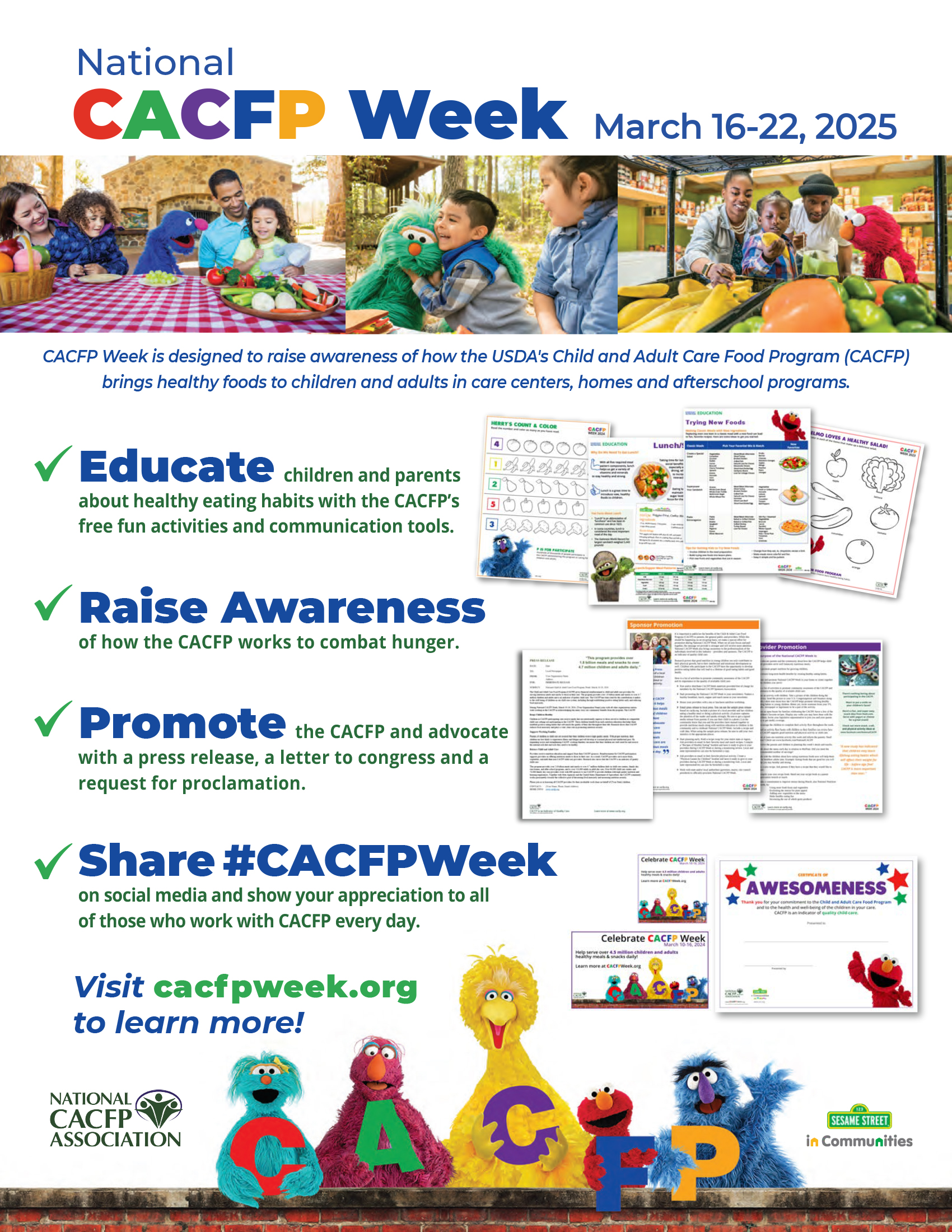 CACFP Week Promo 2025 English cacfp.org