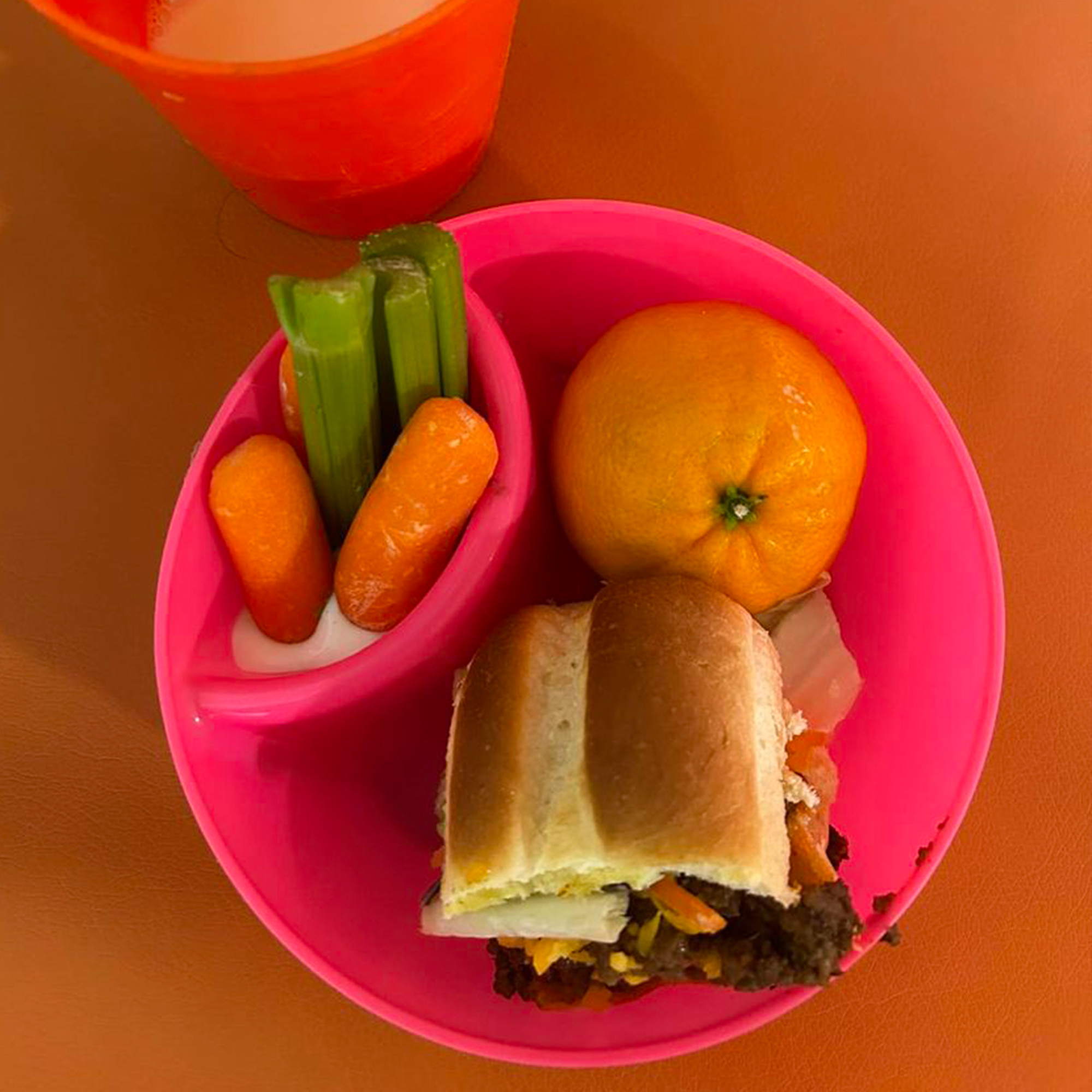 Miss Roxys Daycare - Taco Sliders with Tangerines and Veggies