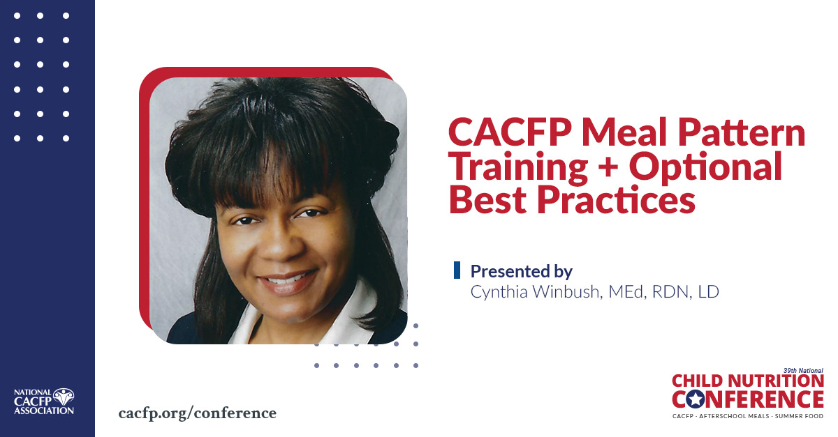 Cacfp meal pattern training national cacfp sponsors association